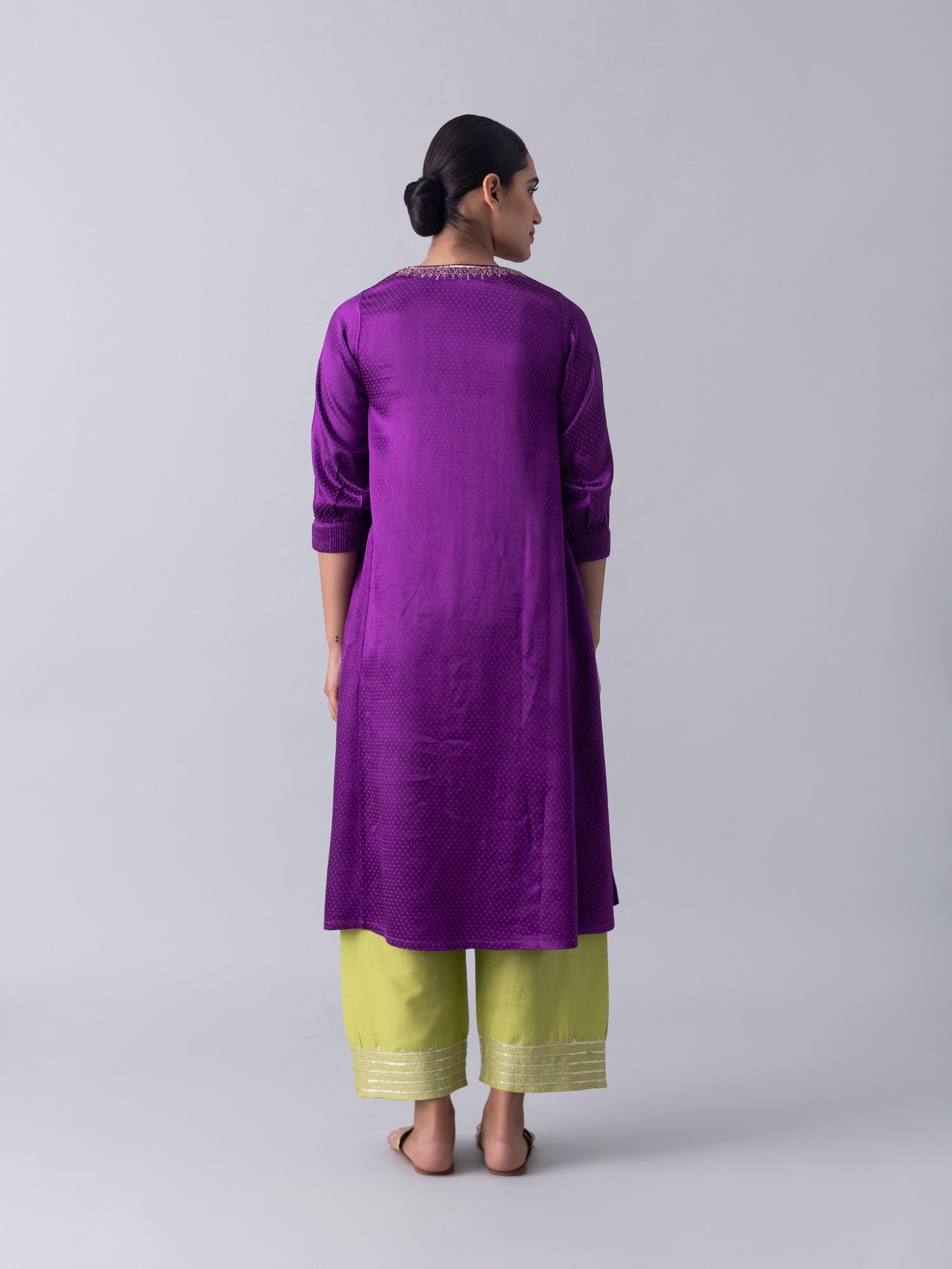 Kaner Purple Kurta