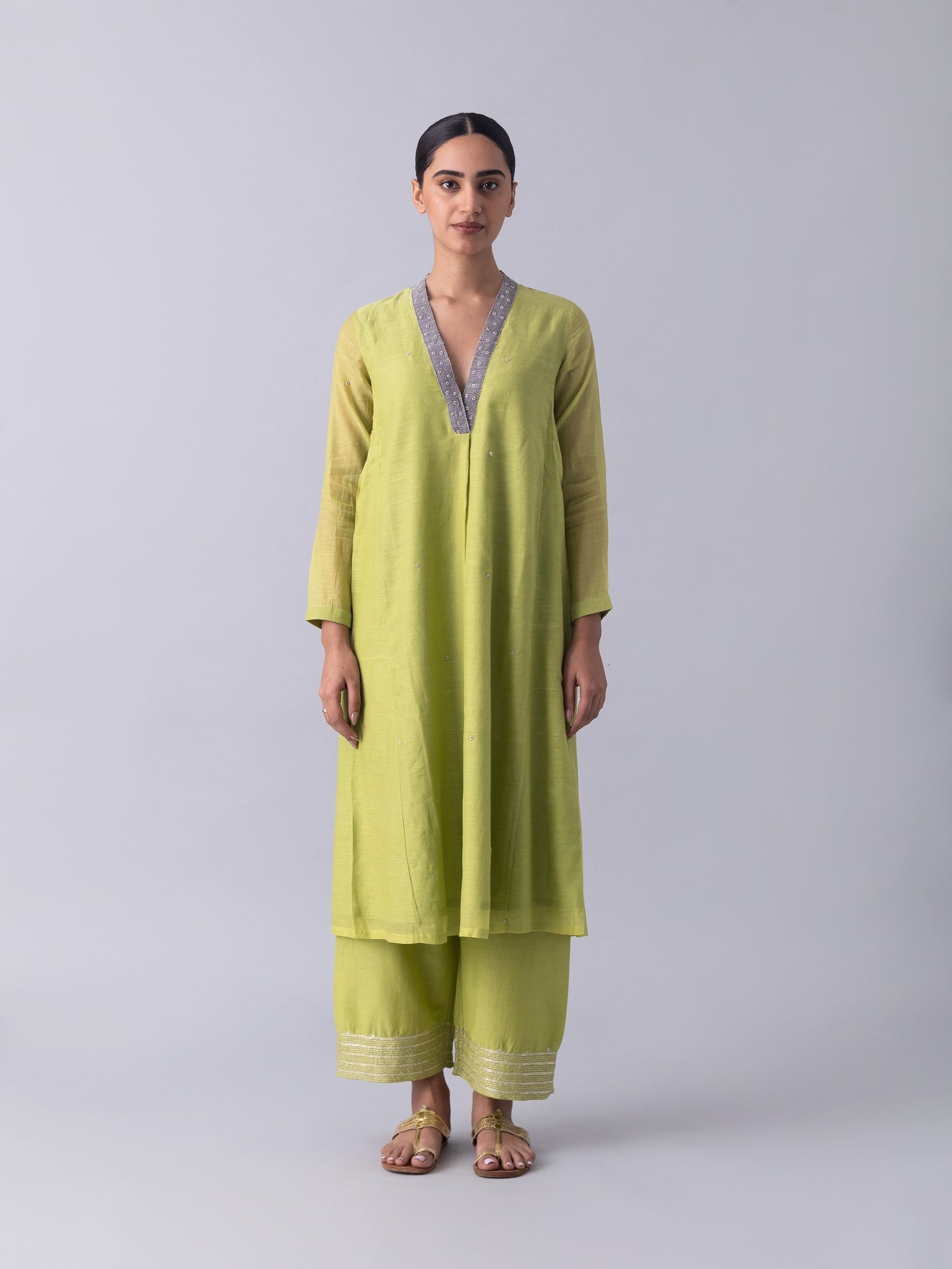 Kurinji Green Kurta