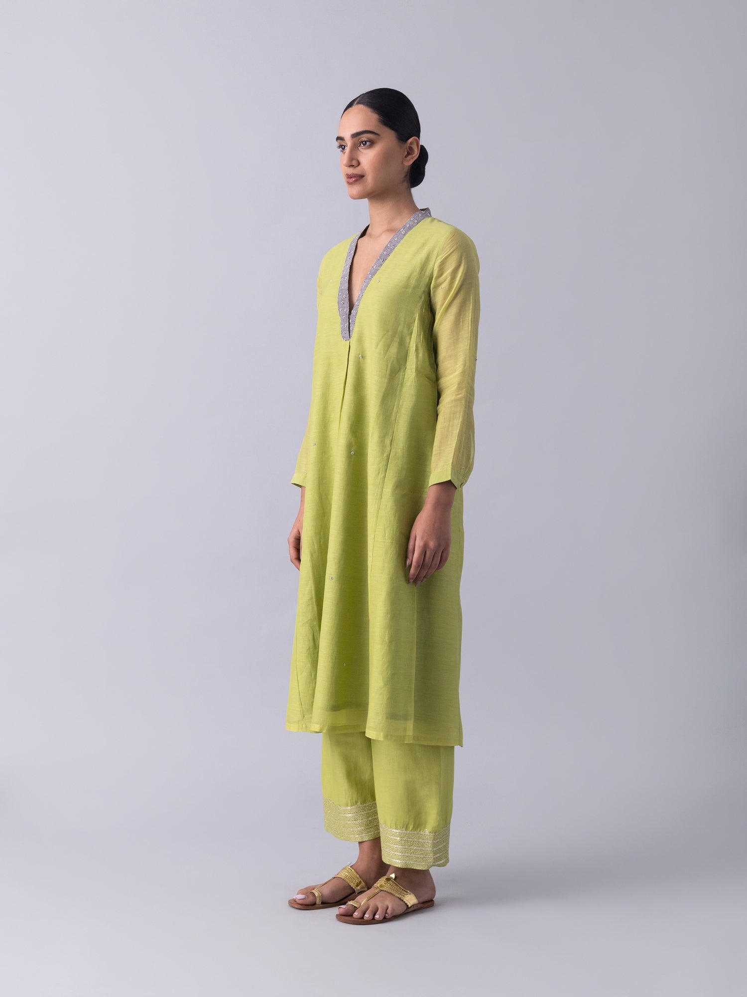 Kurinji Green Kurta
