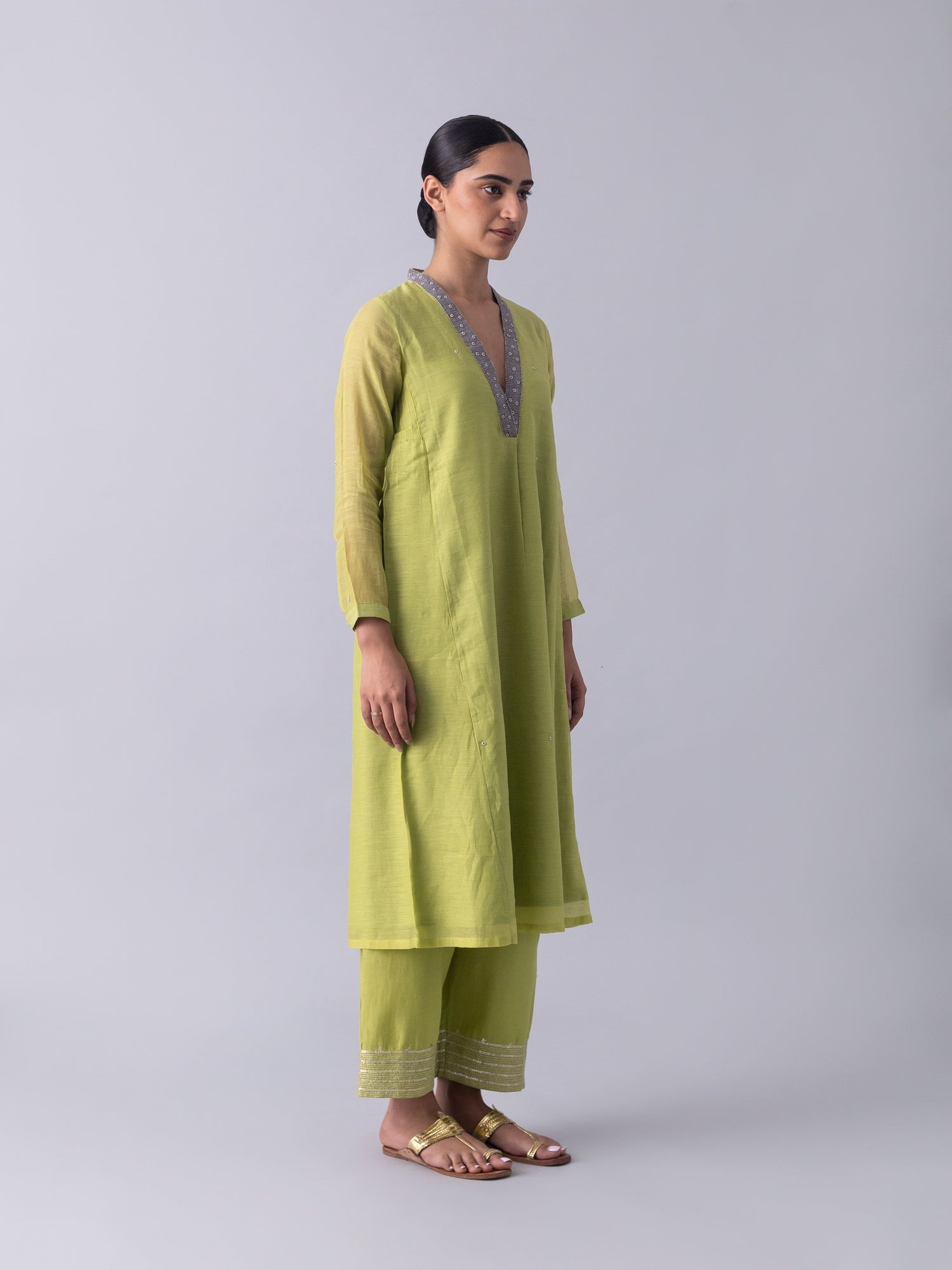 Kurinji Green Kurta