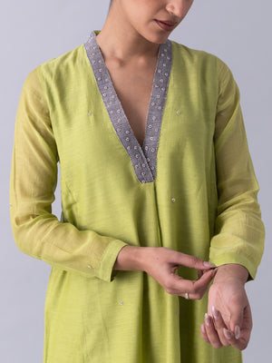 Kurinji Green Kurta