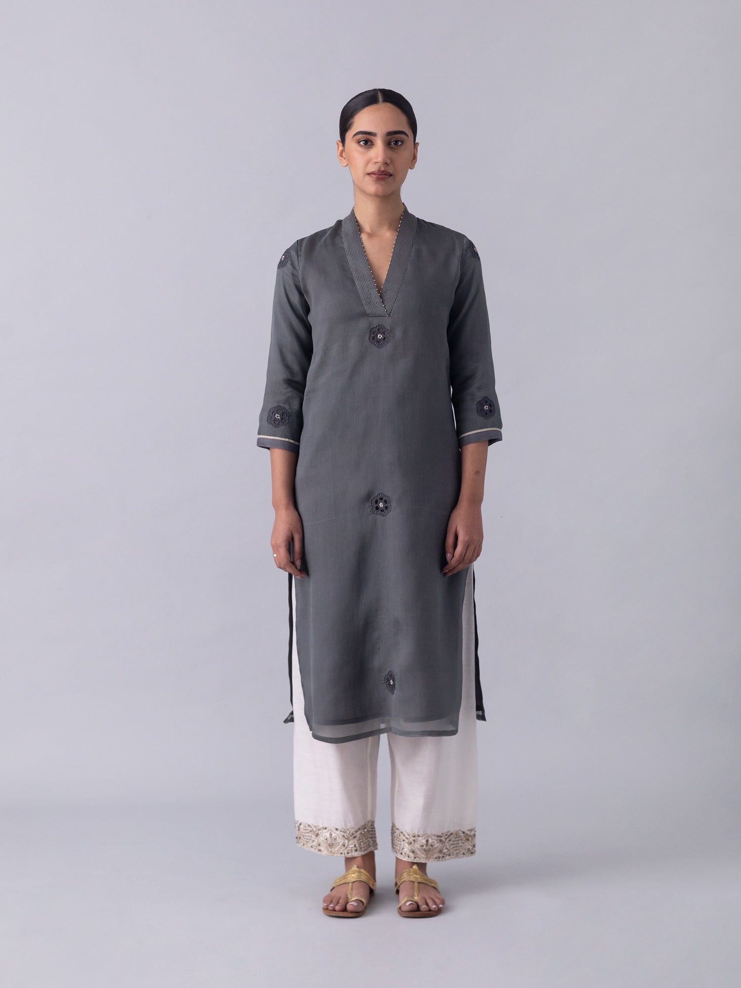 Ragminni Grey Kurta