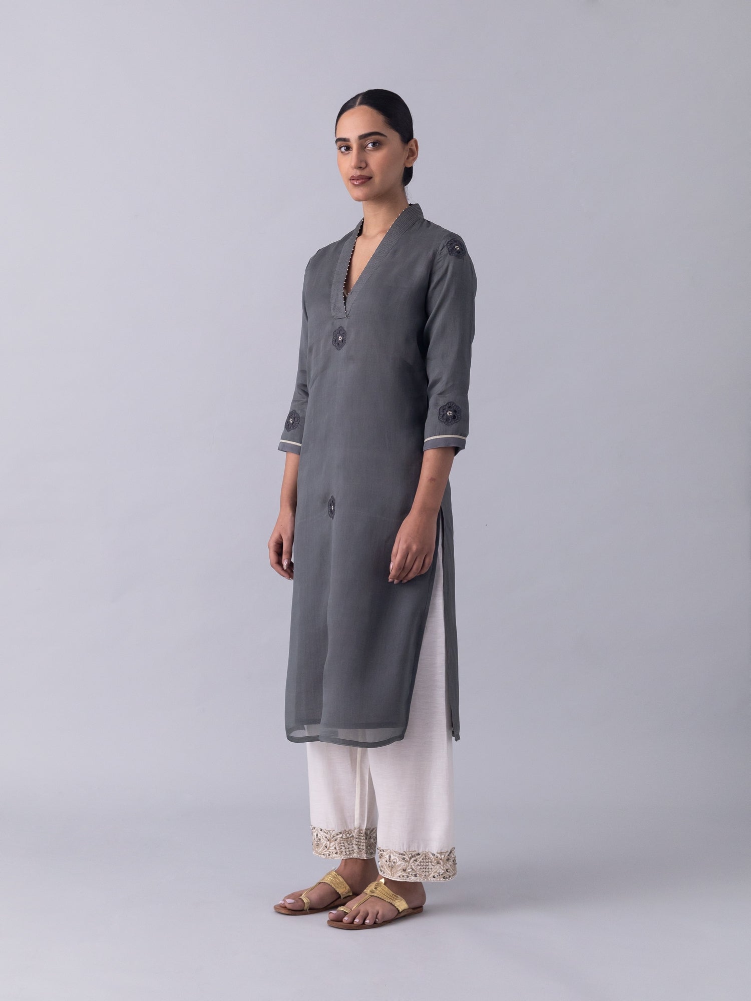 Ragminni Grey Kurta