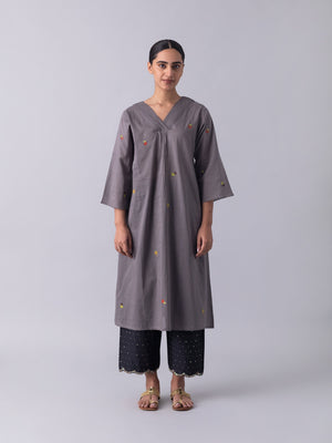 RuiPhool Grey Kurta