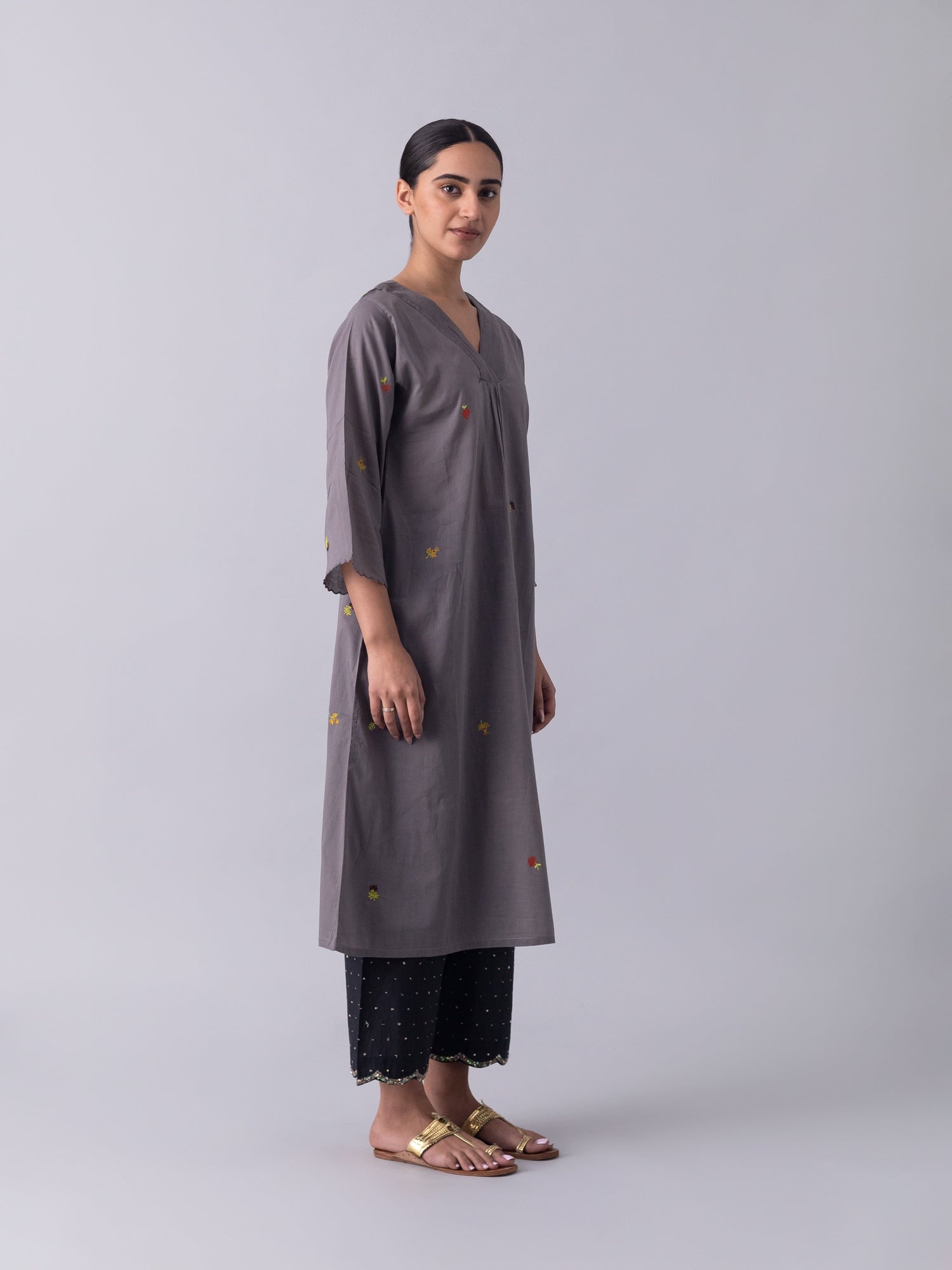 RuiPhool Grey Kurta