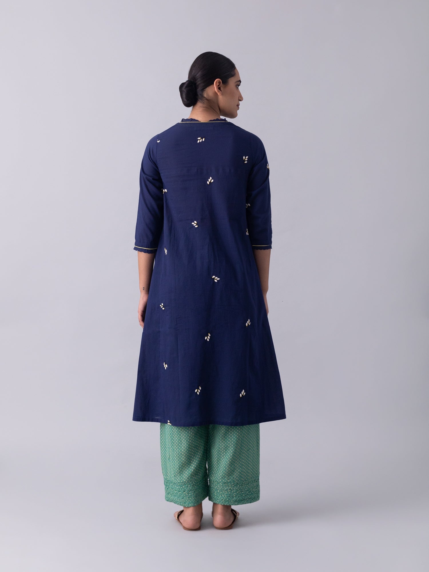 KhusKhus Blue Kurta