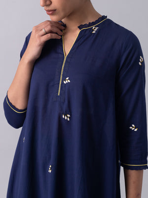 KhusKhus Blue Kurta