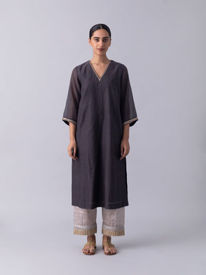Sennet Charcoal Kurta