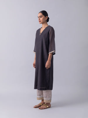 Sennet Charcoal Kurta