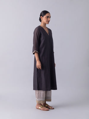 Sennet Charcoal Kurta