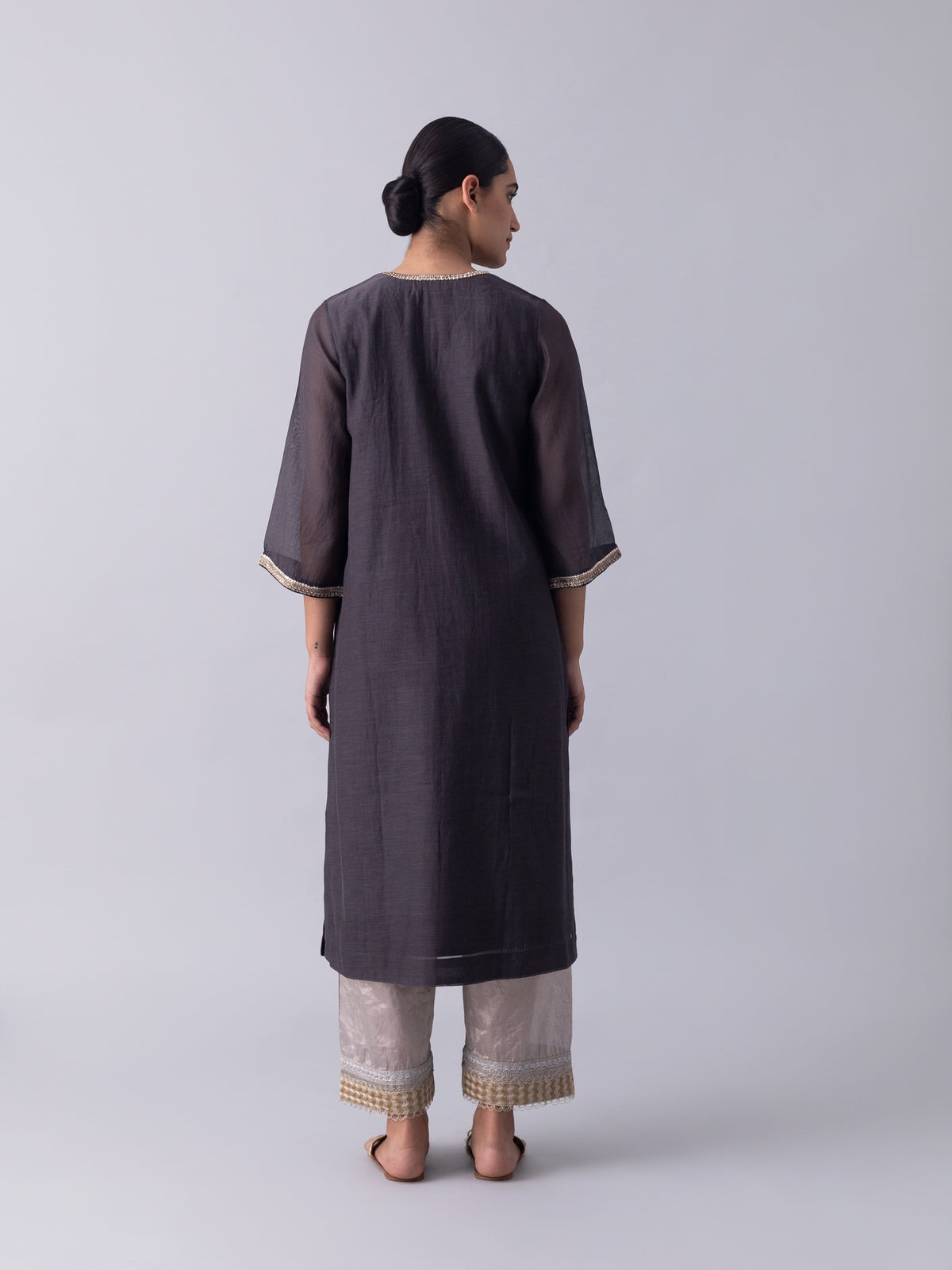 Sennet Charcoal Kurta