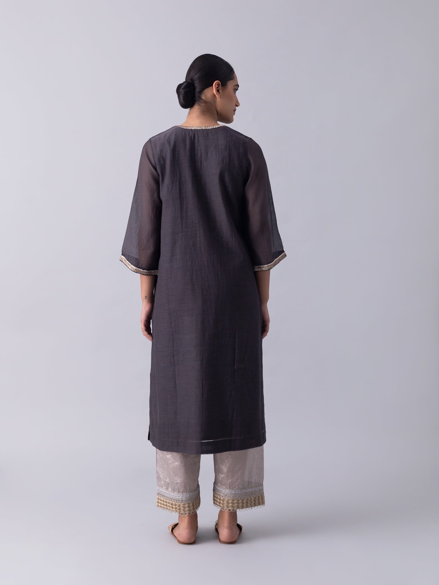 Sennet Charcoal Kurta