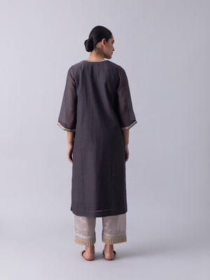 Sennet Charcoal Kurta
