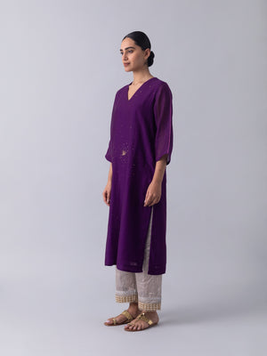 Sennet Purple Kurta