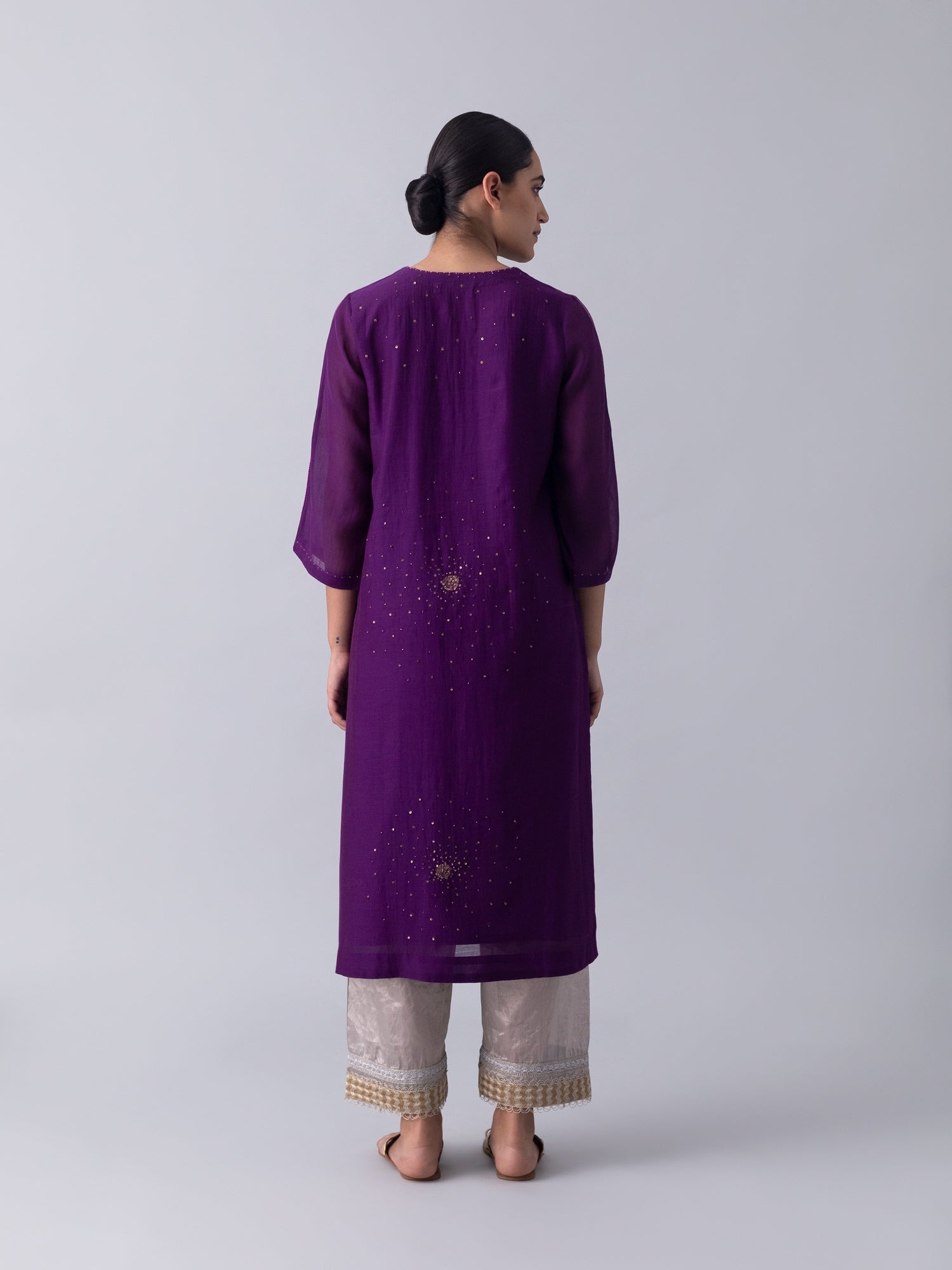 Sennet Purple Kurta