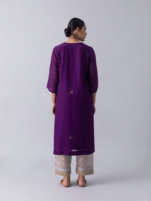 Sennet Purple Kurta