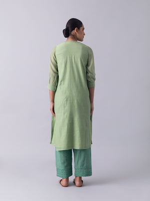 Kurinja Green Kurta