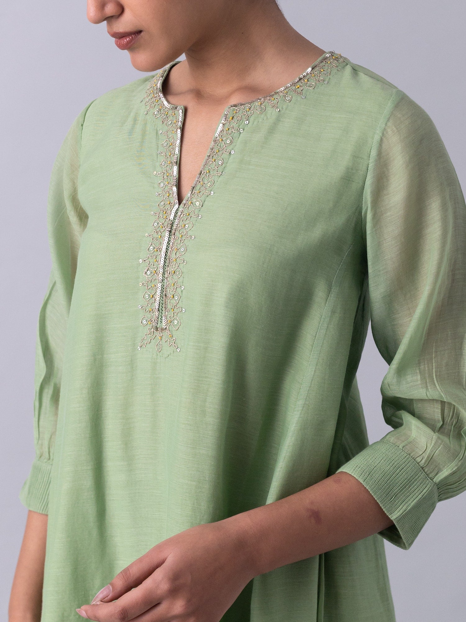 Kurinja Green Kurta