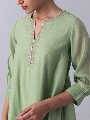 Kurinja Green Kurta