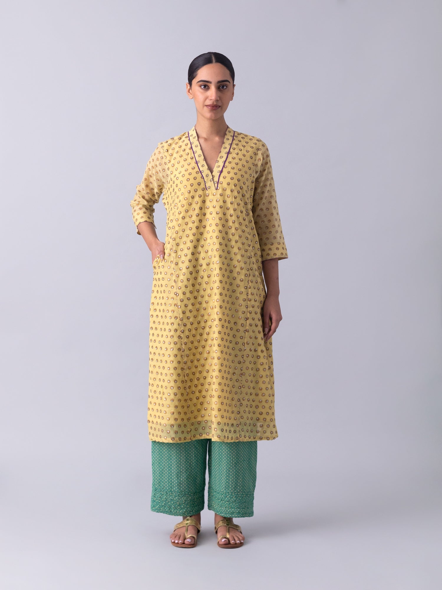 Nallini Yellow Kurta