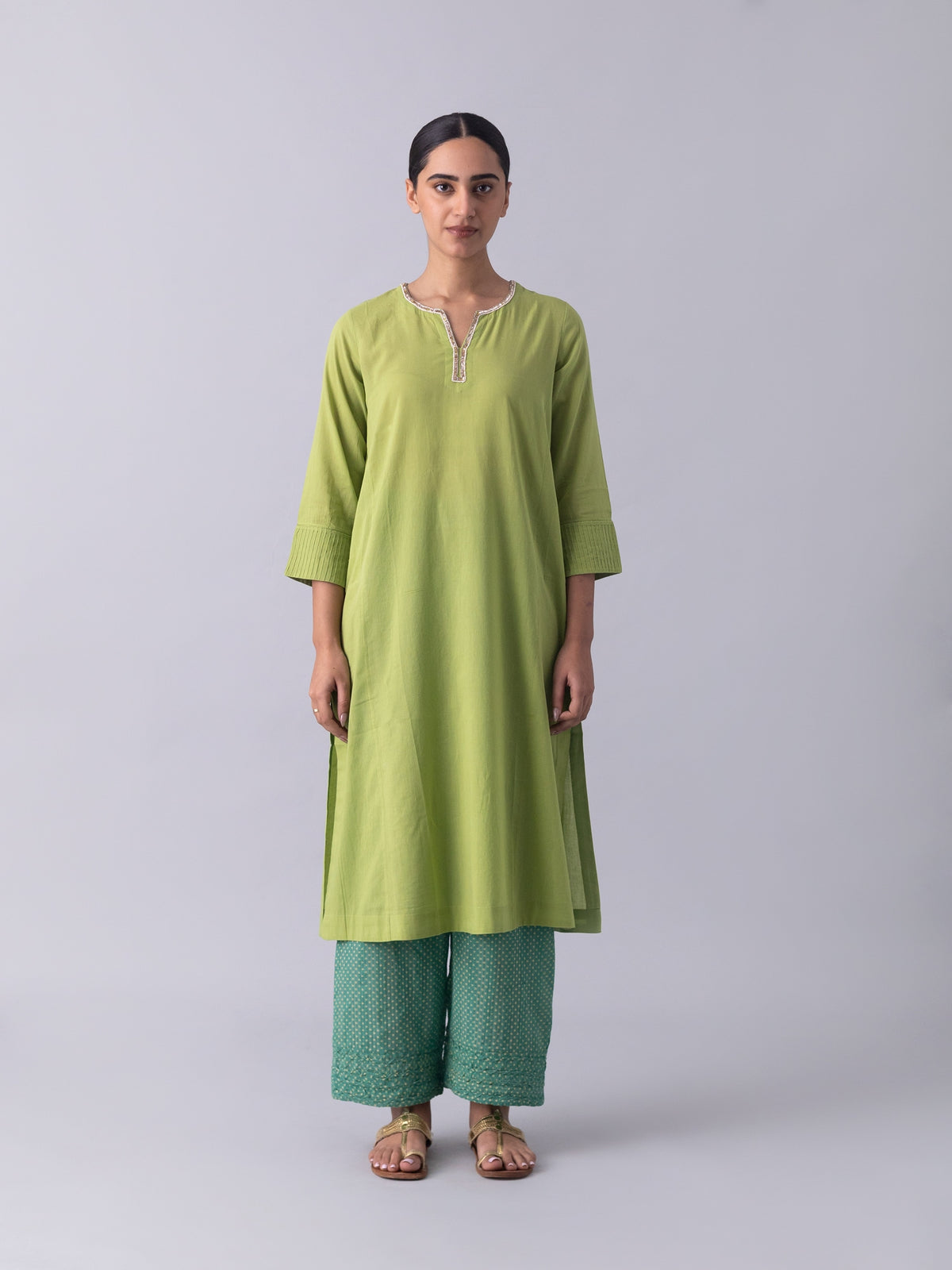 Gulbakshi Green Kurta