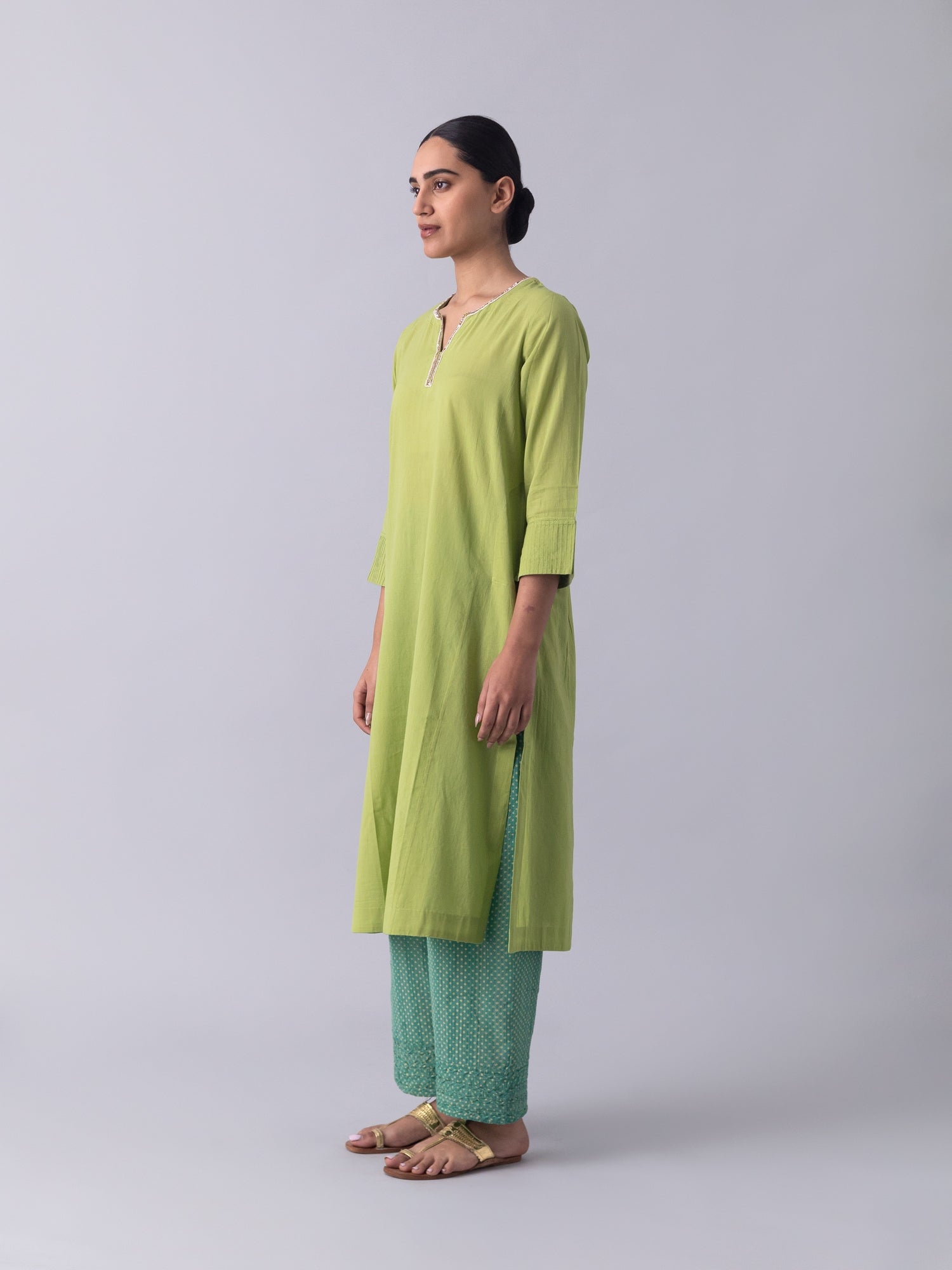 Gulbakshi Green Kurta