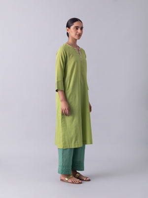 Gulbakshi Green Kurta