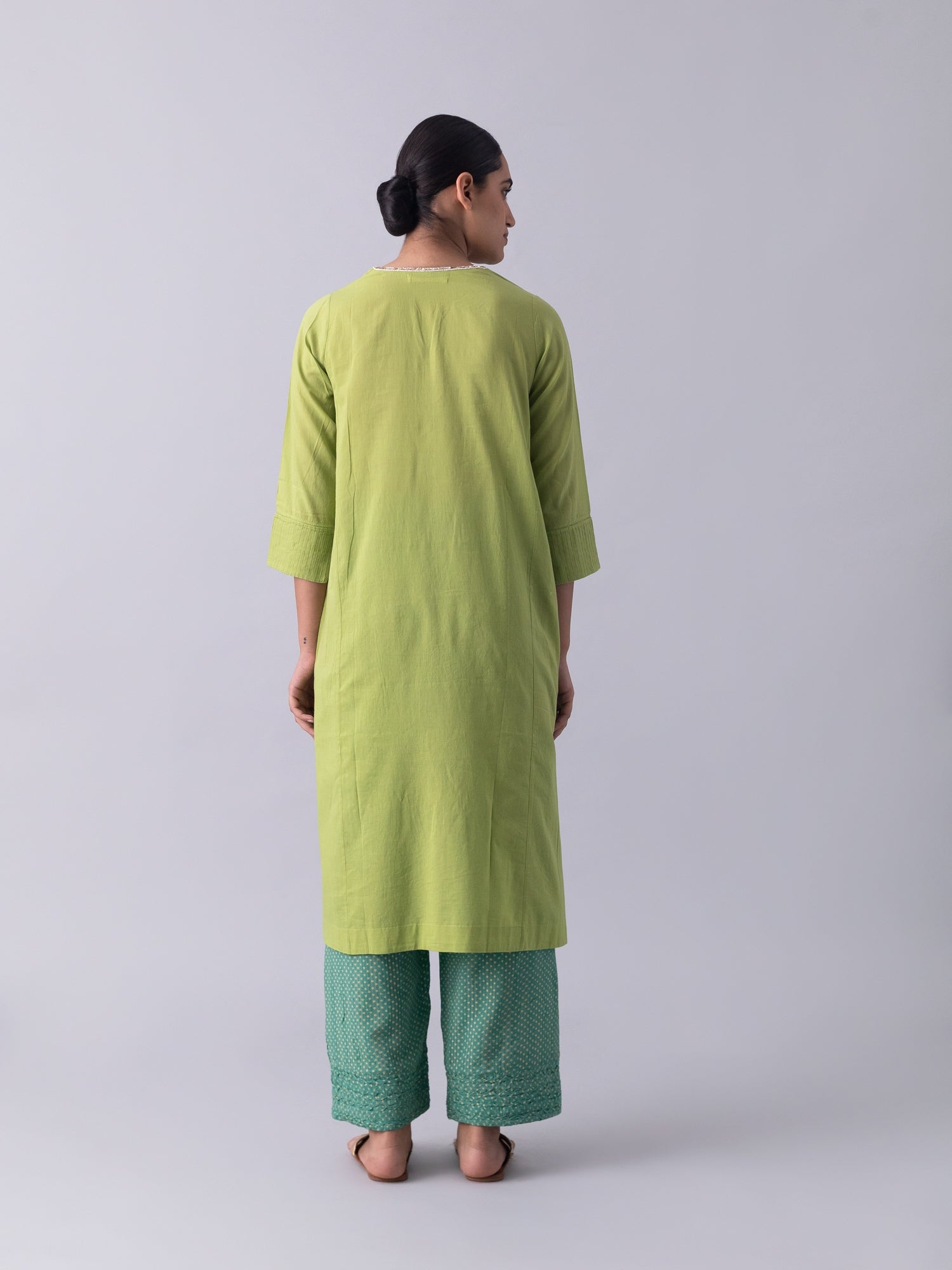 Gulbakshi Green Kurta