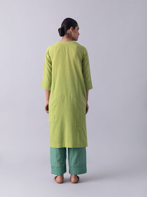 Gulbakshi Green Kurta