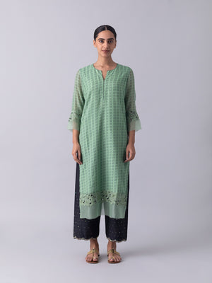 KhusKhus Green Kurta