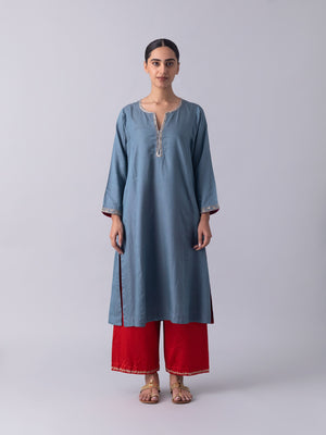 MidNightMoon Blue Kurta