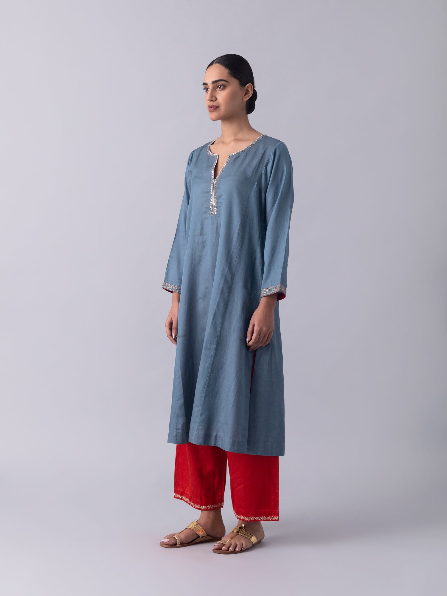 MidNightMoon Blue Kurta