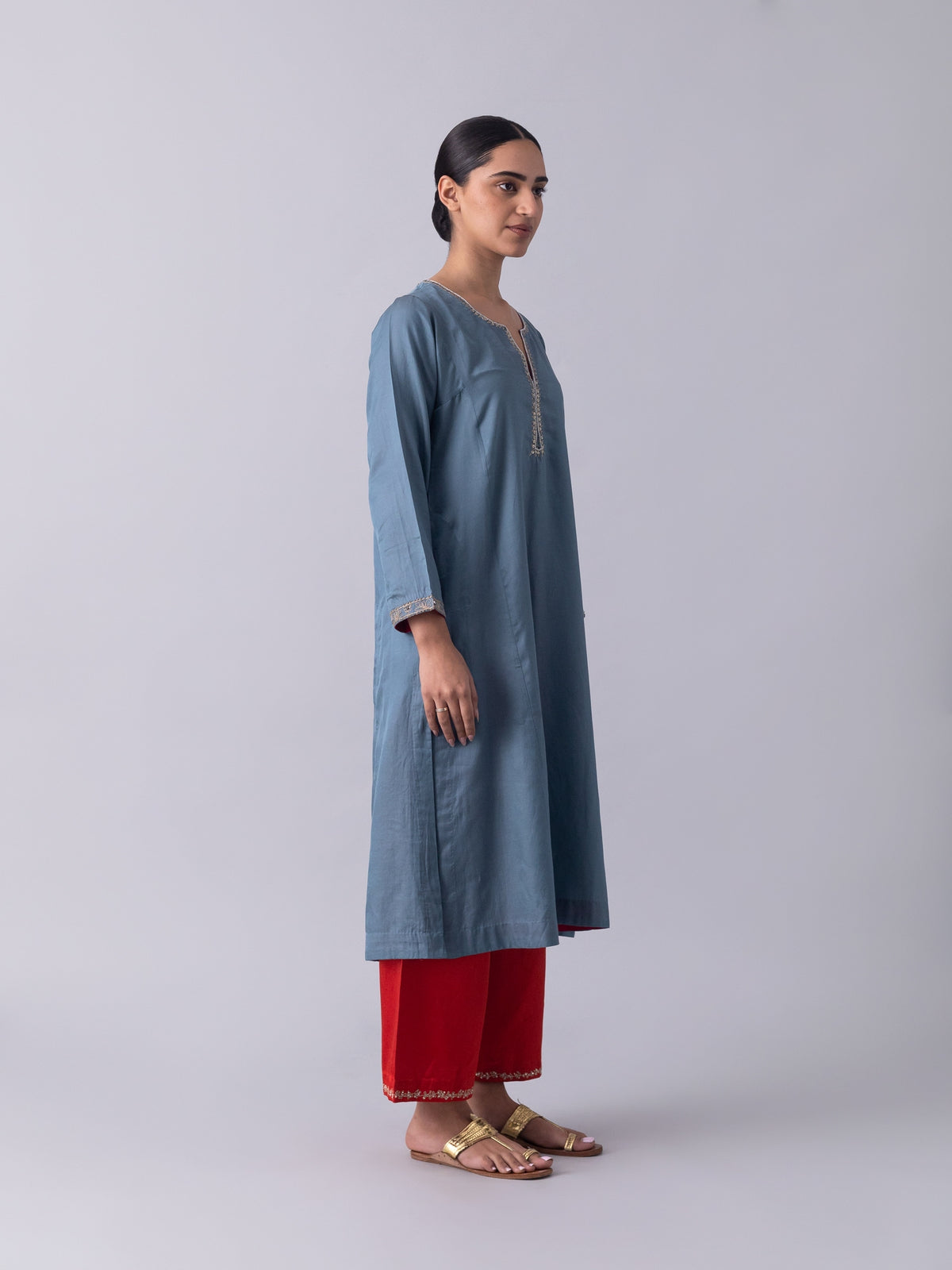 MidNightMoon Blue Kurta