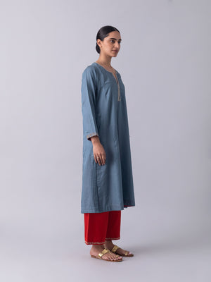 MidNightMoon Blue Kurta