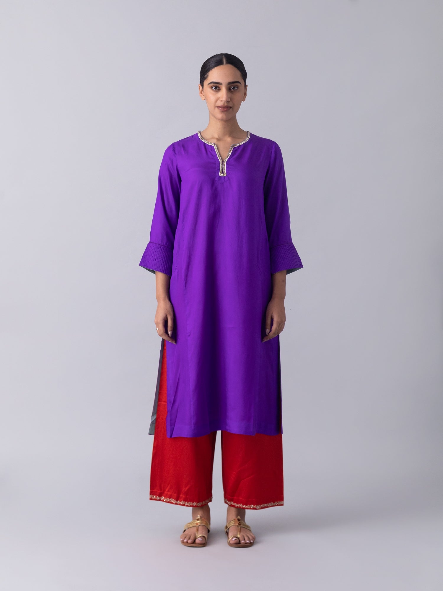 SummerTale Purple Kurta