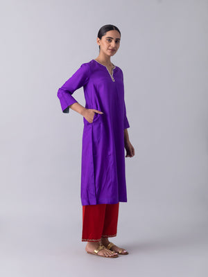 SummerTale Purple Kurta