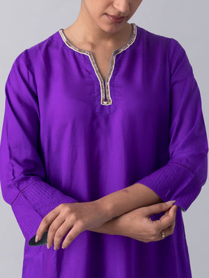 SummerTale Purple Kurta