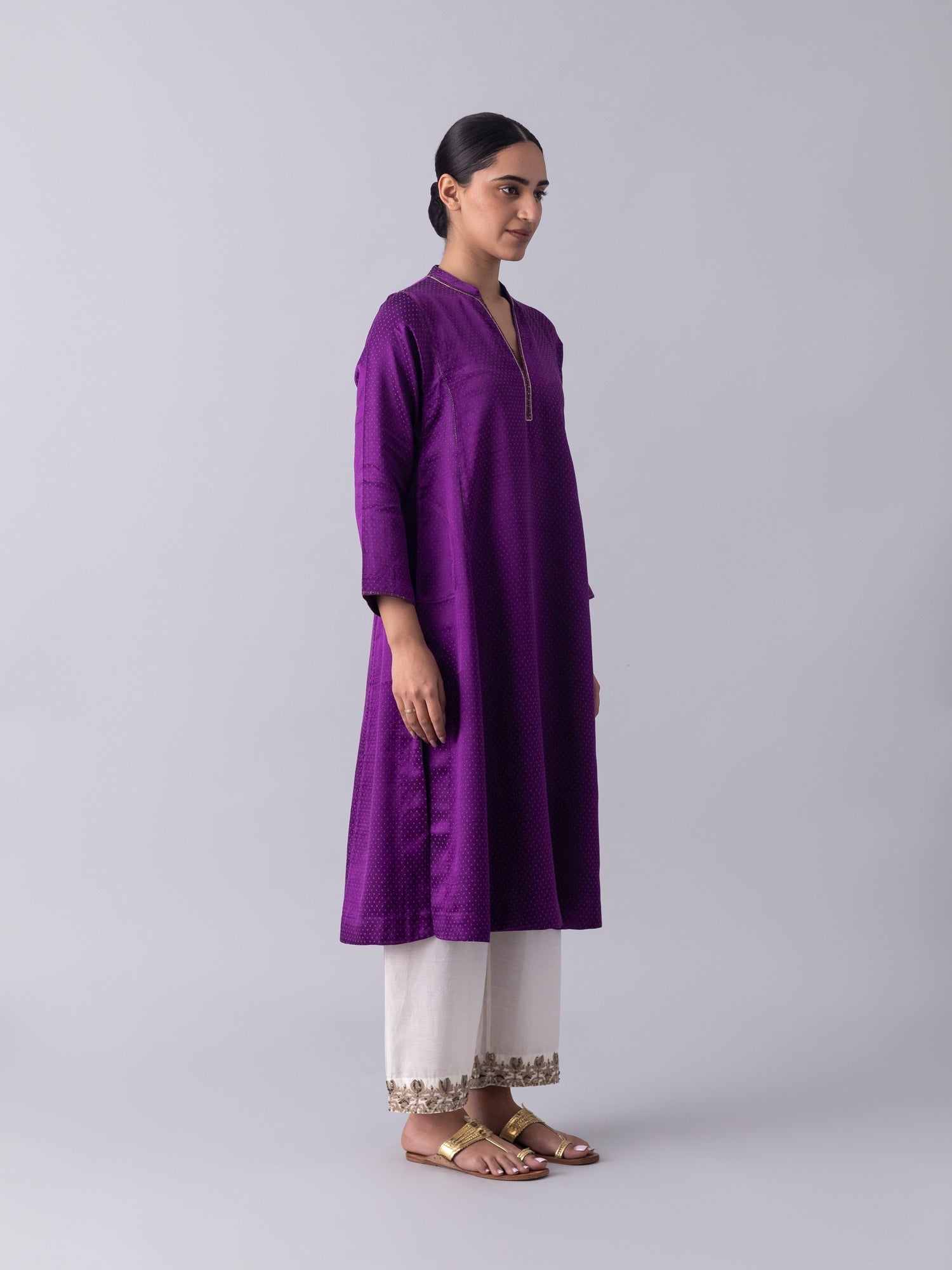 Millow Purple Kurta