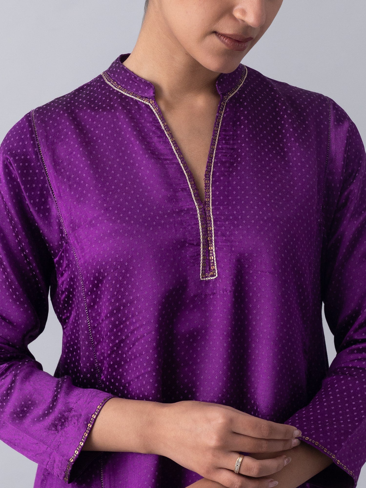 Millow Purple Kurta