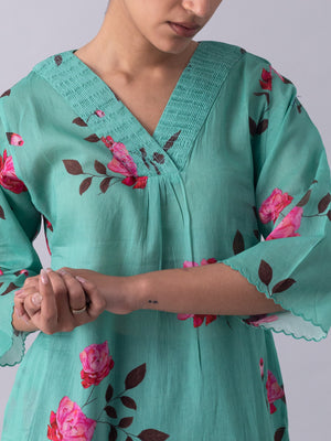 Mist Blue Kurta