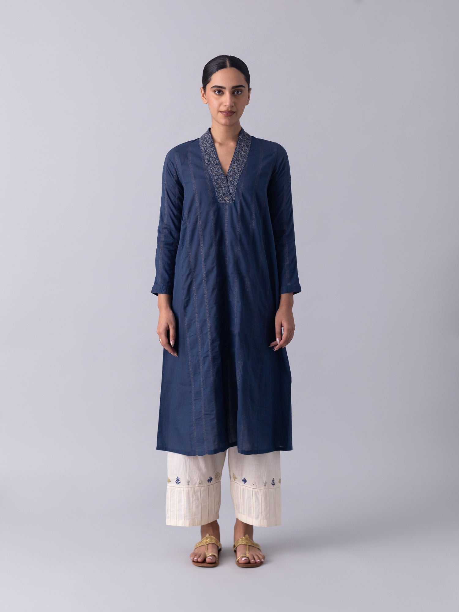 Kemiri Blue Kurta