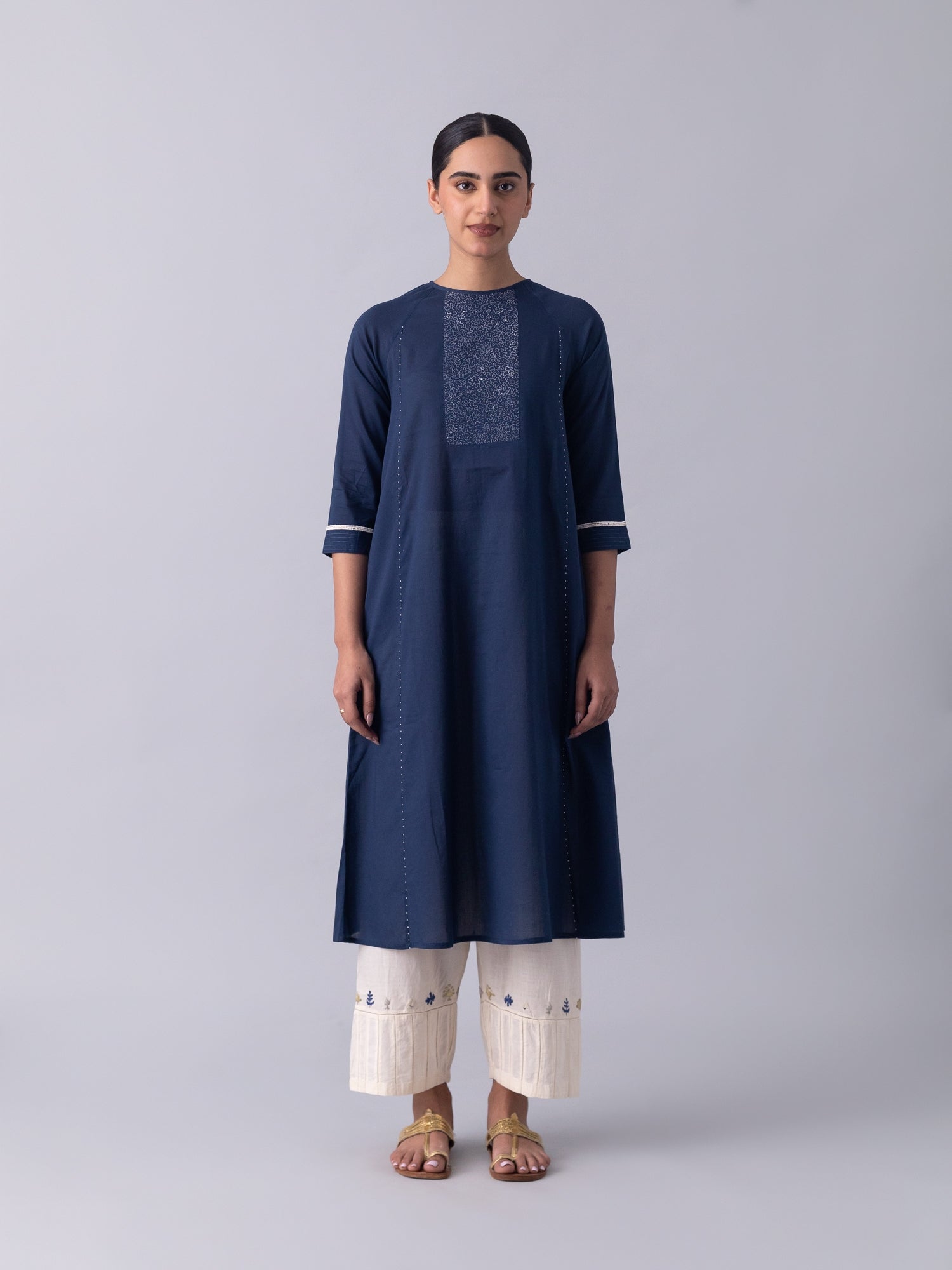 Gerinsing Blue Kurta