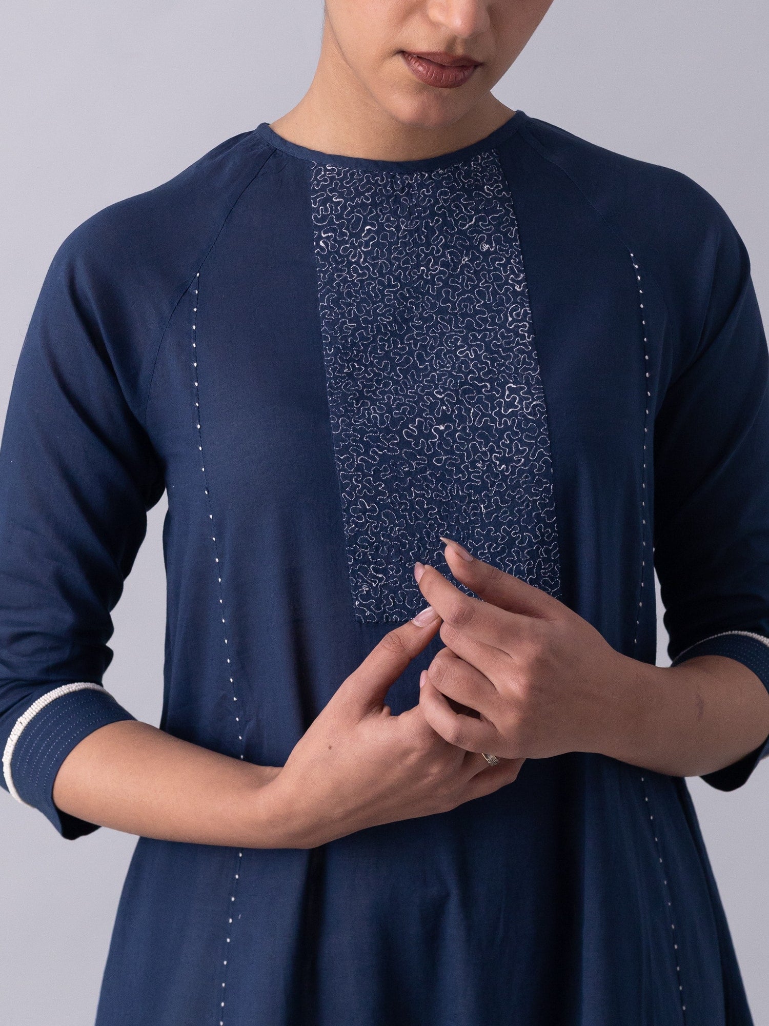 Gerinsing Blue Kurta