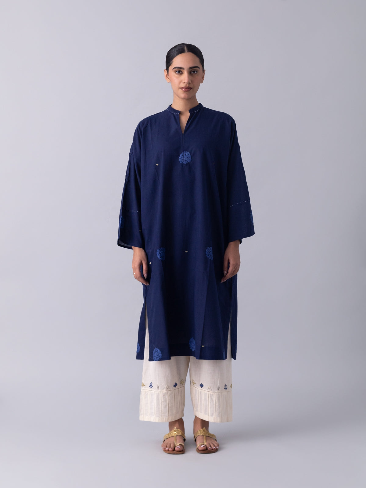 Nyatri Blue Kaftan