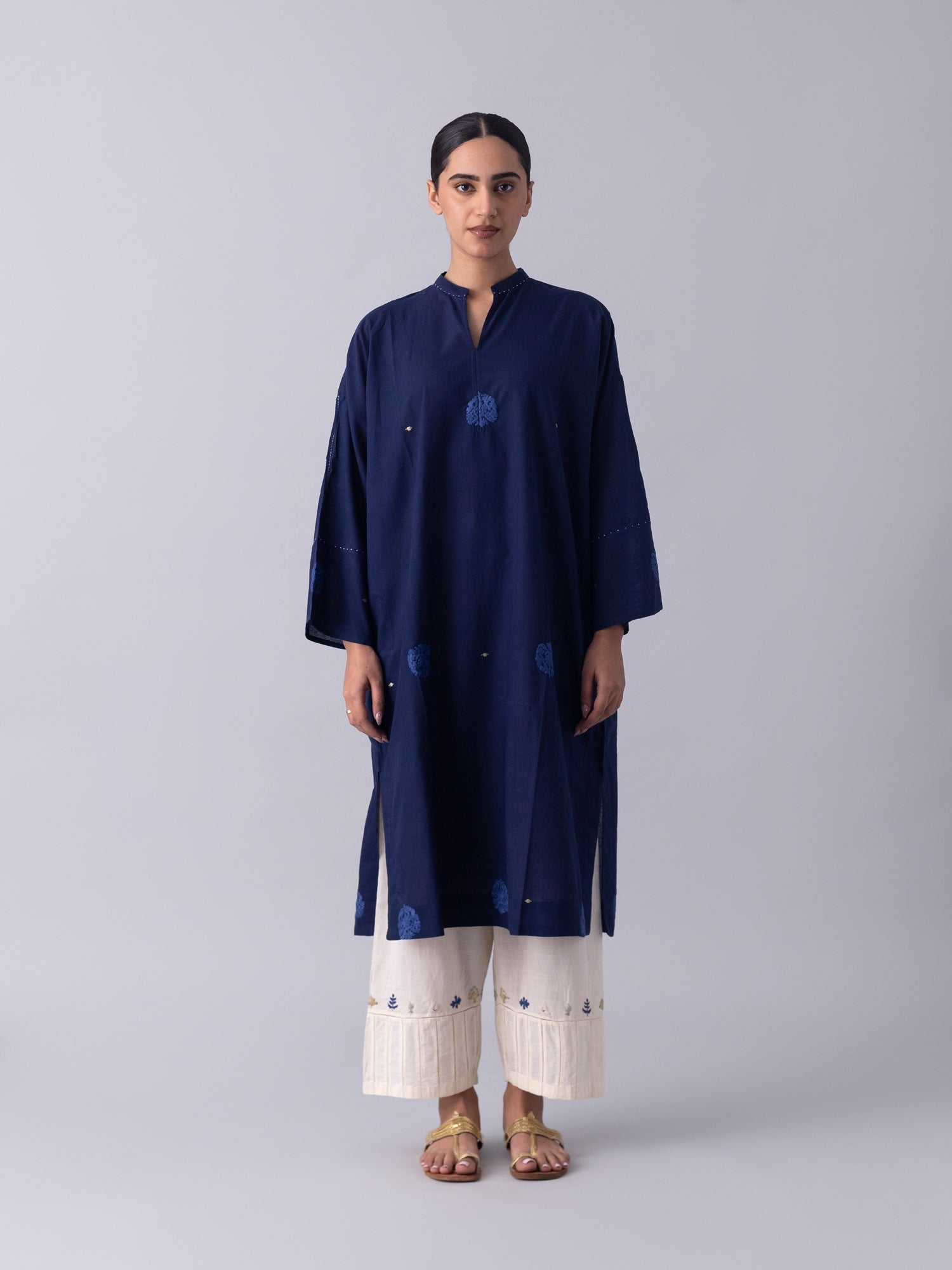 Nyatri Blue Kaftan