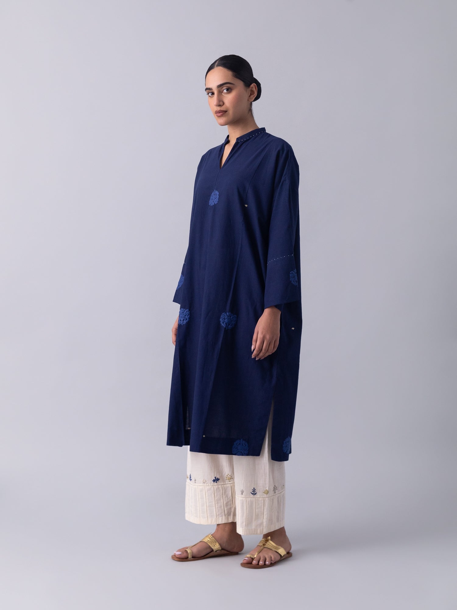 Nyatri Blue Kaftan