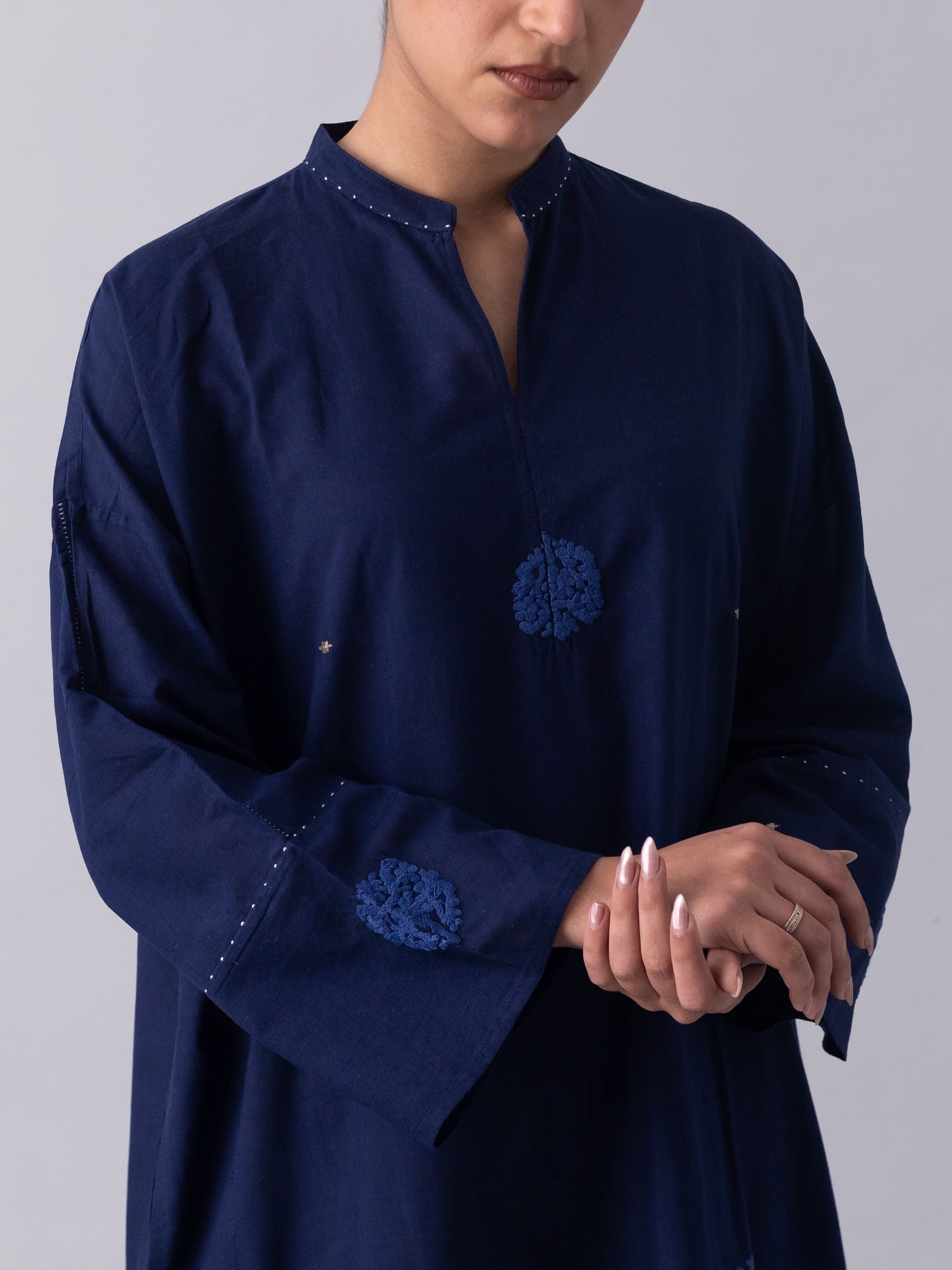 Nyatri Blue Kaftan