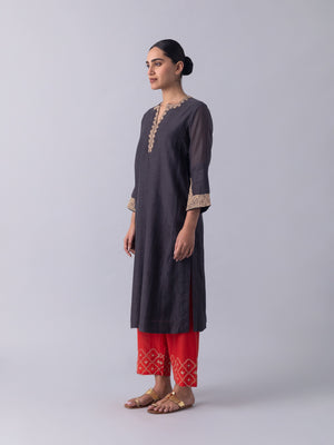 Cheent Charcoal Kurta