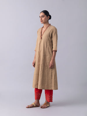 Kamben Beige Kurta