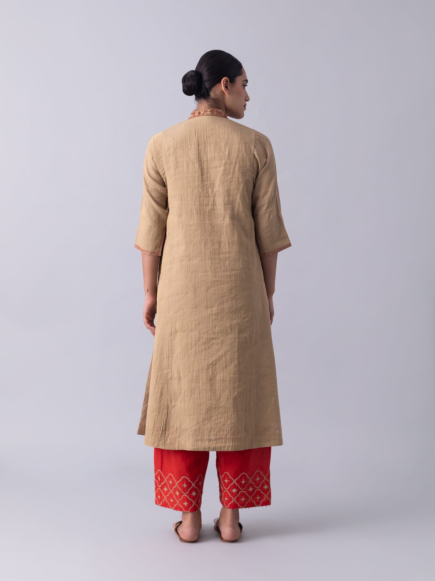 Kamben Beige Kurta